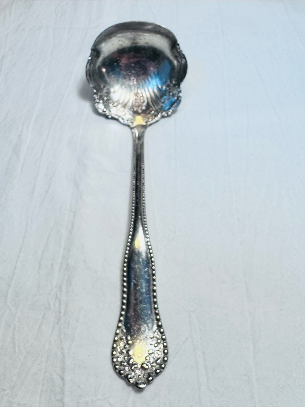 Wm Rogers & Son 1898 Fenwick Sugar Shell Ladle 7”